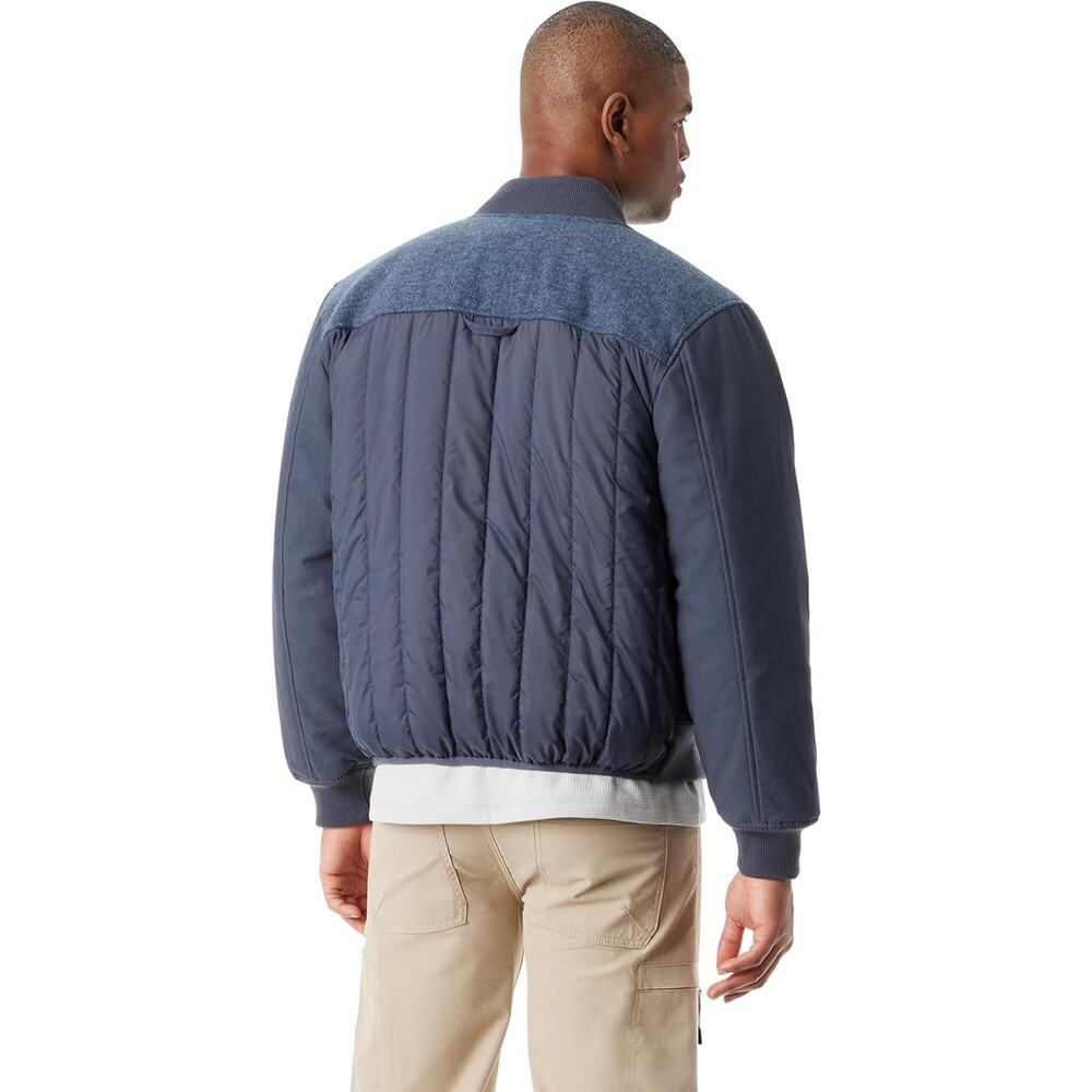 NWT BASS OUTDOOR Men's Hero Mix Media Zip Up Front Bomber Jacket S - Picture 3 of 6